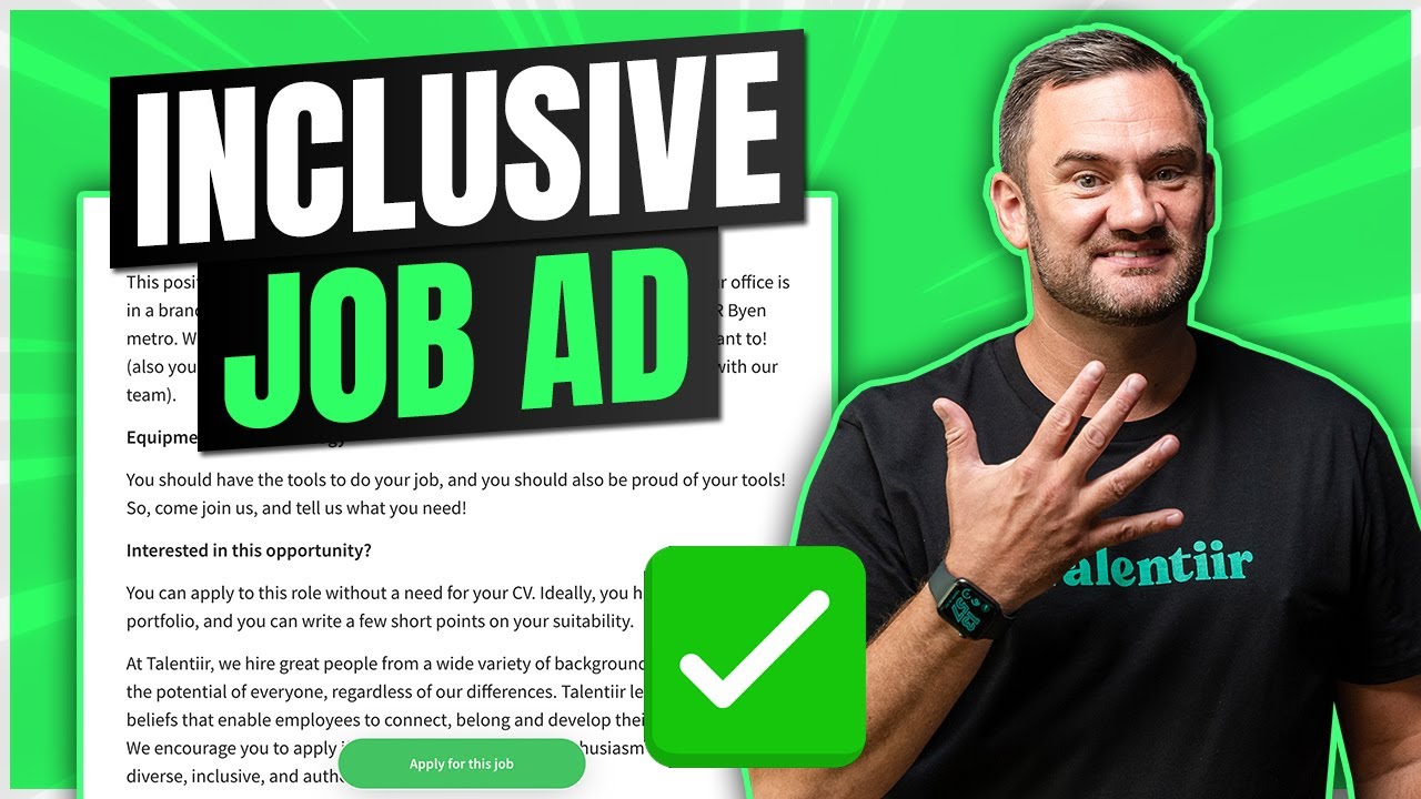 5 tips to Write an Inclusive Job Advert