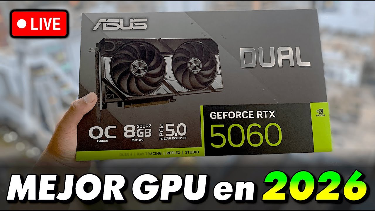 ✅ RTX 5060 🔴 La MEJOR TARJETA GR&Aacute;FICA para EMPEZAR en 2026 🔴
