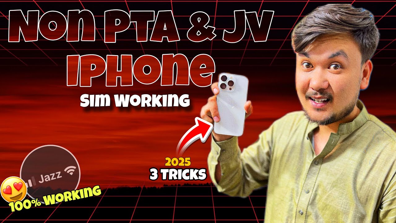3 Tricks Sim Working Non Pta Phone | iphone sim working 2025 | Zong | Jazz | Ufone 