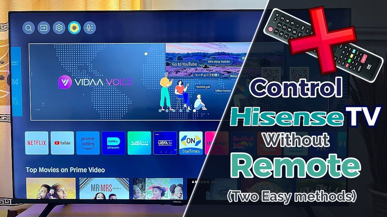How to Control Hisense Vidaa Smart TV Without Remote