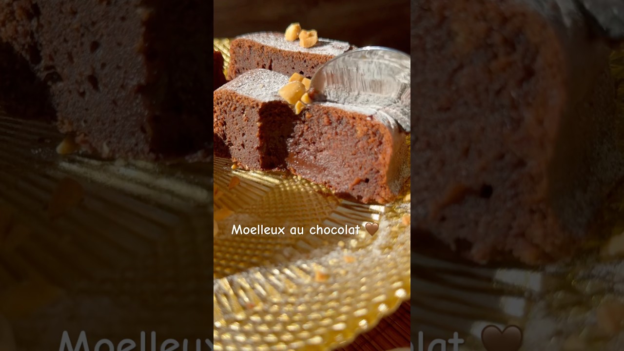 Moelleux au chocolat🤎 #moelleux #moelleuxauchocolat #chocolate #recipe #easyrecipe #dessert #yummy