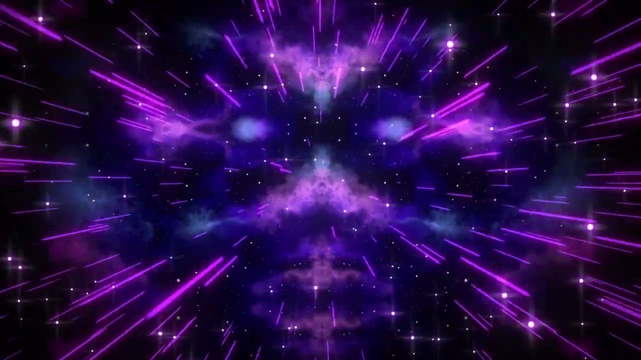 Seamless Loop | Galaxy Exploration Through Outer Space | Towards Glowing Milky Video | Stock footage