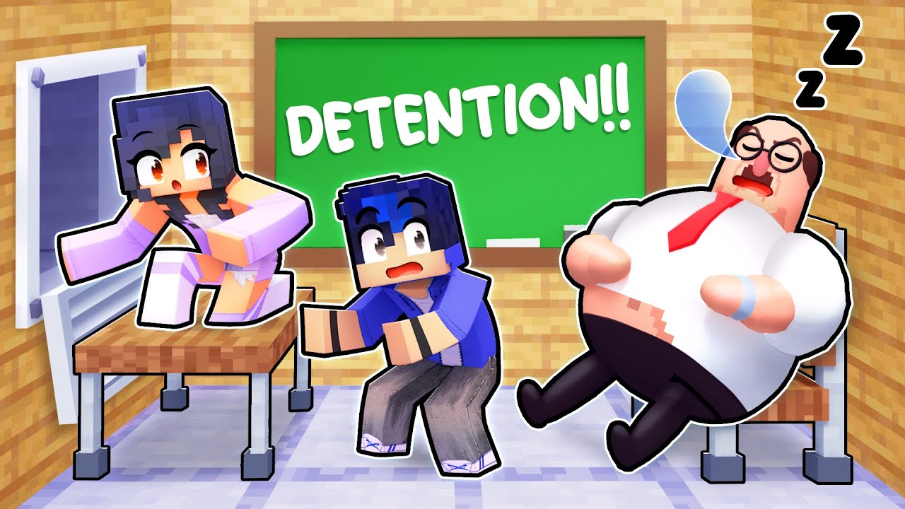 Escape From DETENTION In Minecraft!