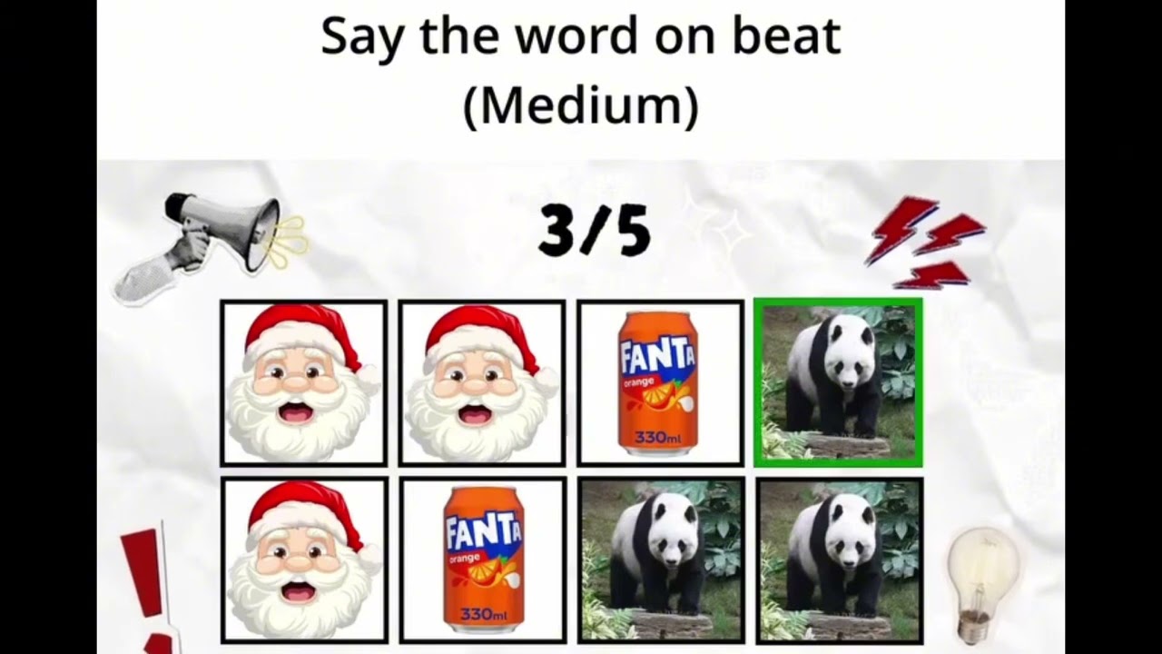 Say the world on the beat, Santa fanta panda