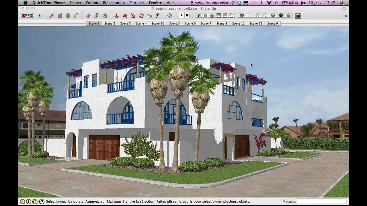 Pr&eacute;sentation logiciel google sketchup 8 par Strikto.fr