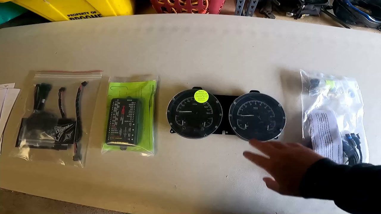 Dakota Digital HTX install in 1968 Firebird