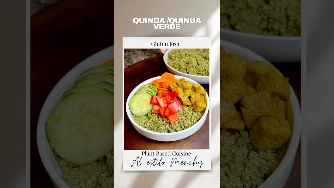 QUINOA/QUINUA VERDE #alestilomenchy #quinoa #homemade #easy #glutenfree #quinua #spinach #rice #nice