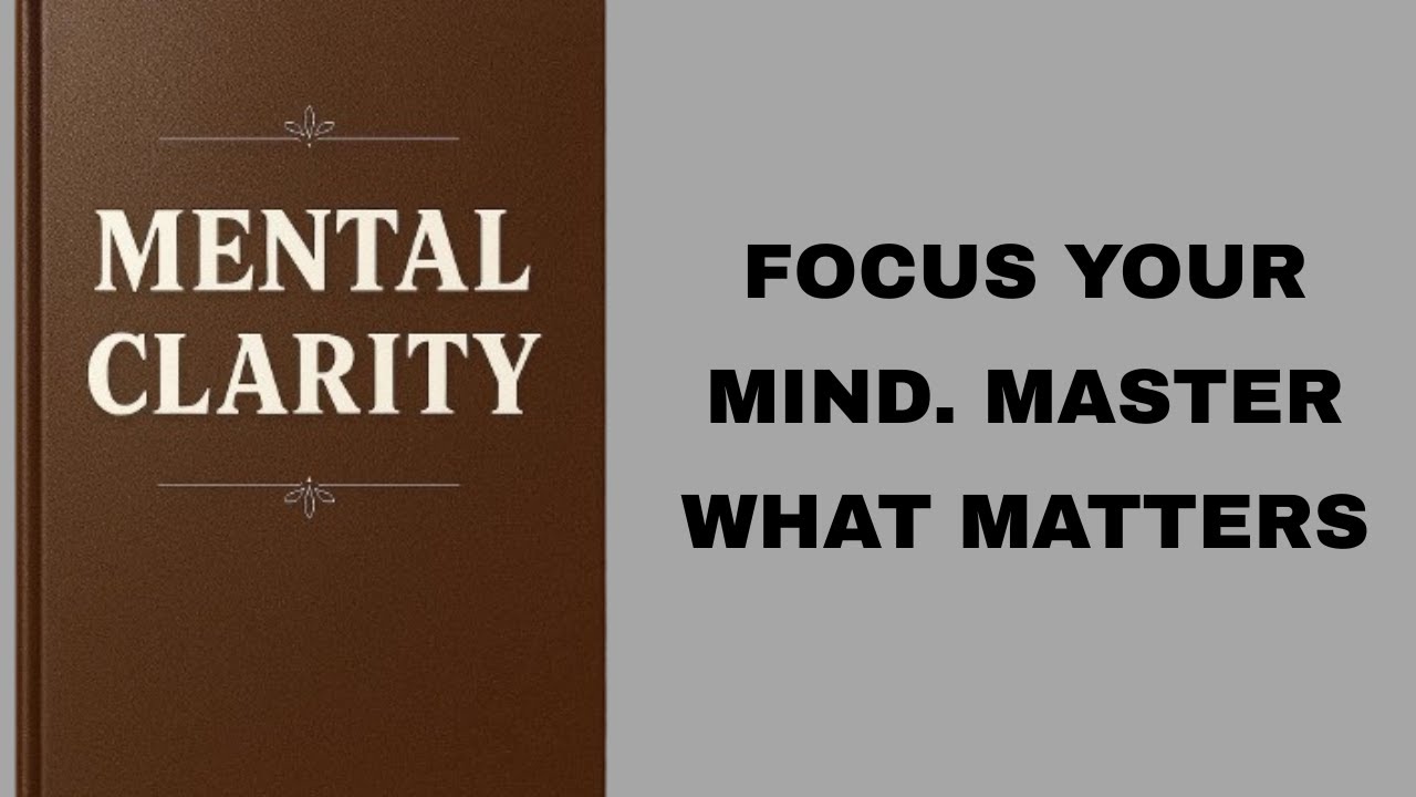 Mental Clarity: Train Your Mind to Focus on What Matters.