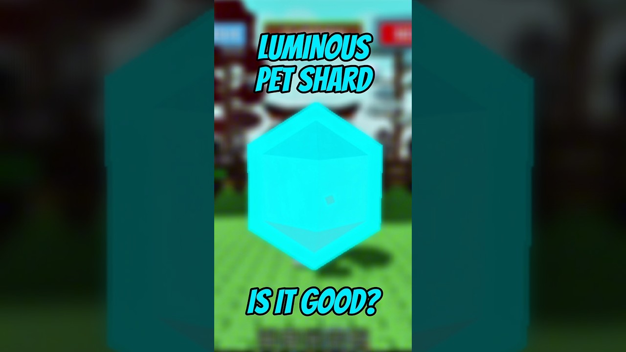is LUMINOUS PET SHARD good? #growagarden #growagardenroblox #growagardentips #shorts