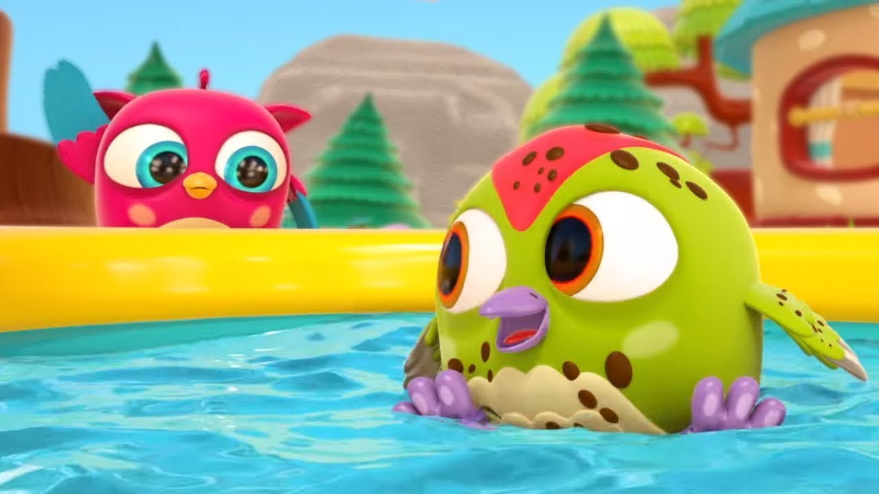 Brincadeiras infantis do Hophop, a coruja! Desenho animado infantil. Desenhos animados em português