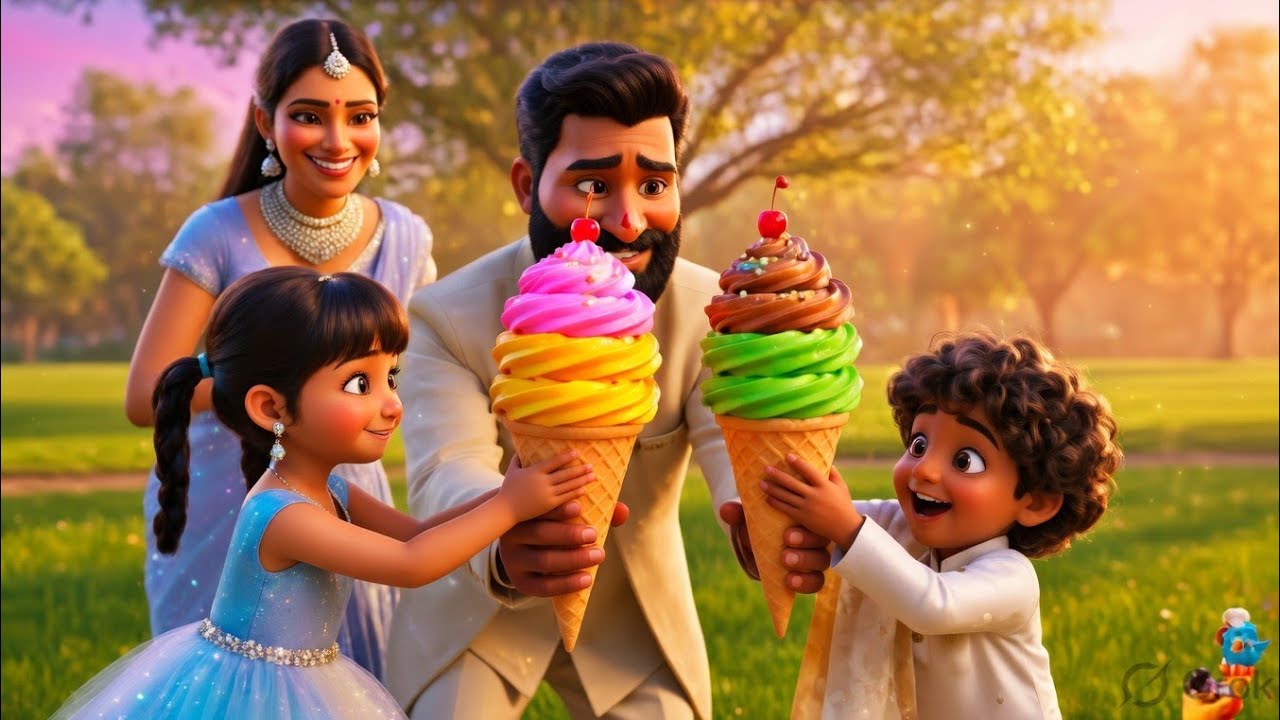  Papa laye  Icecream 🍦ka box par ye kya hua? 😱 Magic World Adventure | Icecream Kid TV