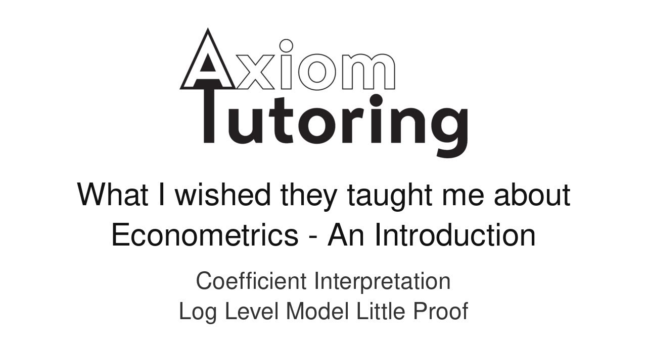 106 Coefficient interpretation Log level model little proof