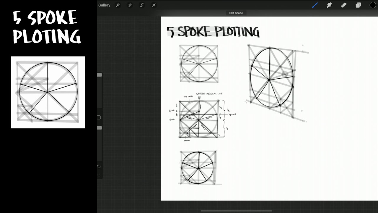 Morning Sketching - 5 Spoke Construction