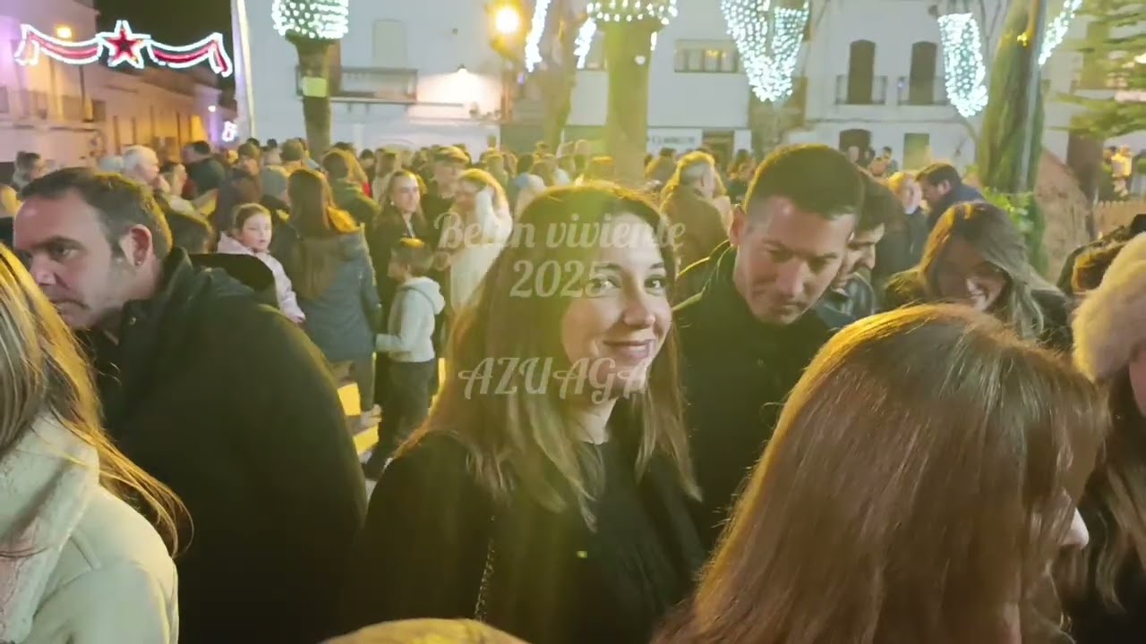 #frandeazuaga ACTUACION DEL CORO ROCIERO DE BERLANGA EN EL BELEN VIVIENTE 2025 DE AZUAGA 