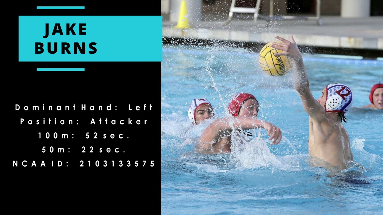 Jake Burns Class of 2022 Water Polo College Recruitment Highlight Reel