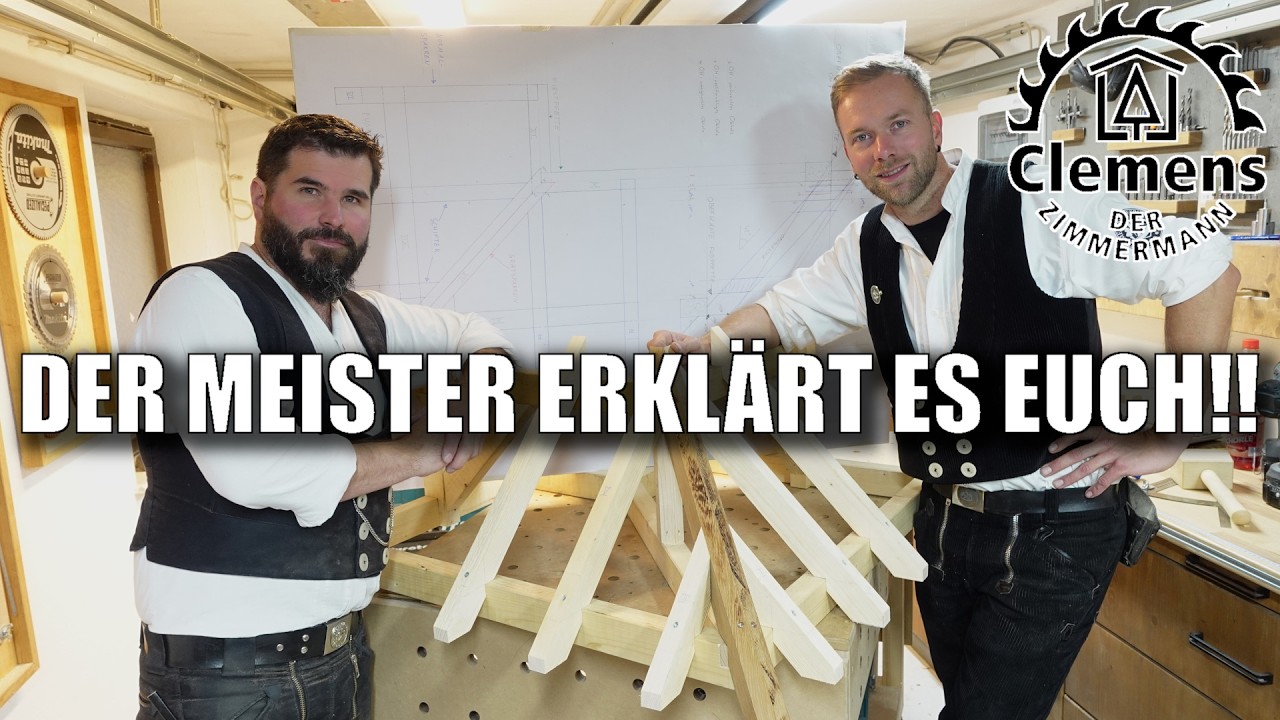 So konstruiert ihr schräge Dächer. Teil 2. Anreißen und Ausarbeiten eines Gratsparrens