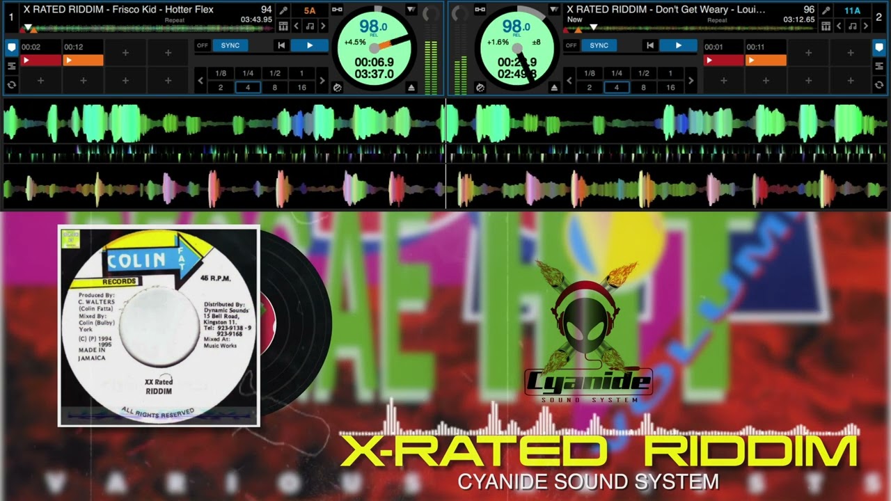 X RATED RIDDIM MIX 1995 #cyanidesoundsystem #dancehall #90sdancehall #Xratedriddim
