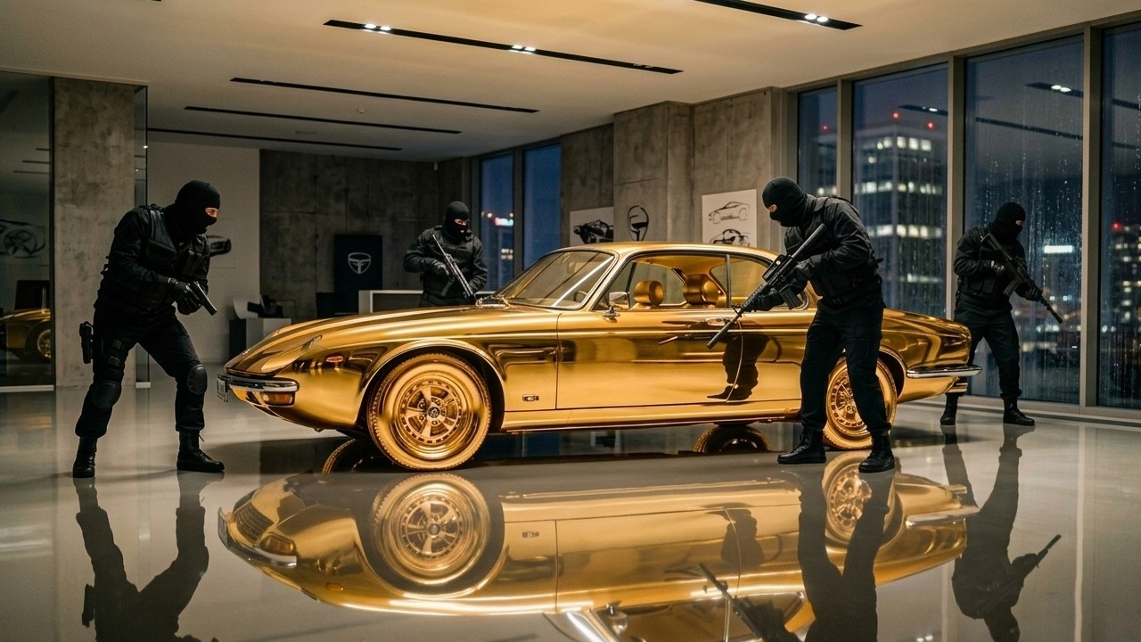 A Crew of Master Thieves Plans to Steal a Car Made of Gold