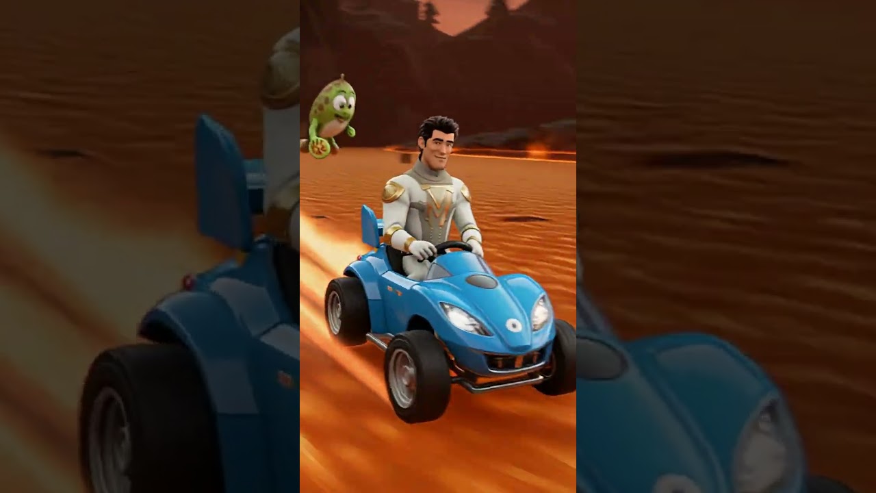Metro Man takes over Mario Kart on Minecraft