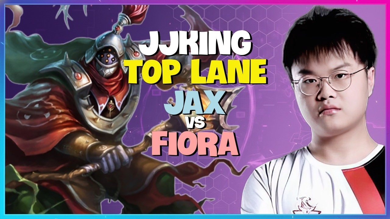 JJking Jax: He is DEVASTATING the Rank 1 Fiora in CN Super Server Match