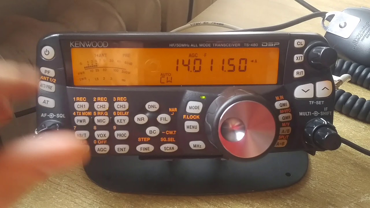 Kenwood TS-140S vs TS-480SAT - CW receprion comparison