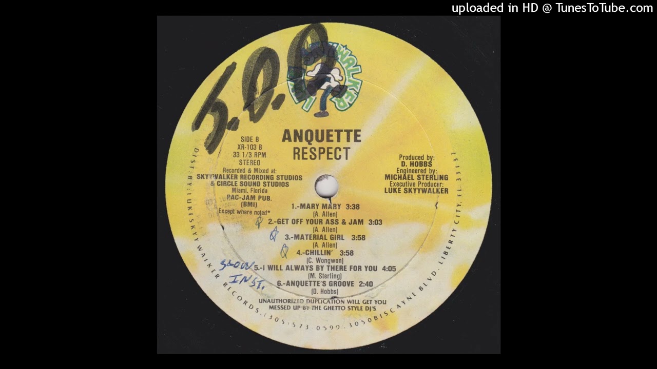 Anquette - Get Off Your Ass And Jam (1988)