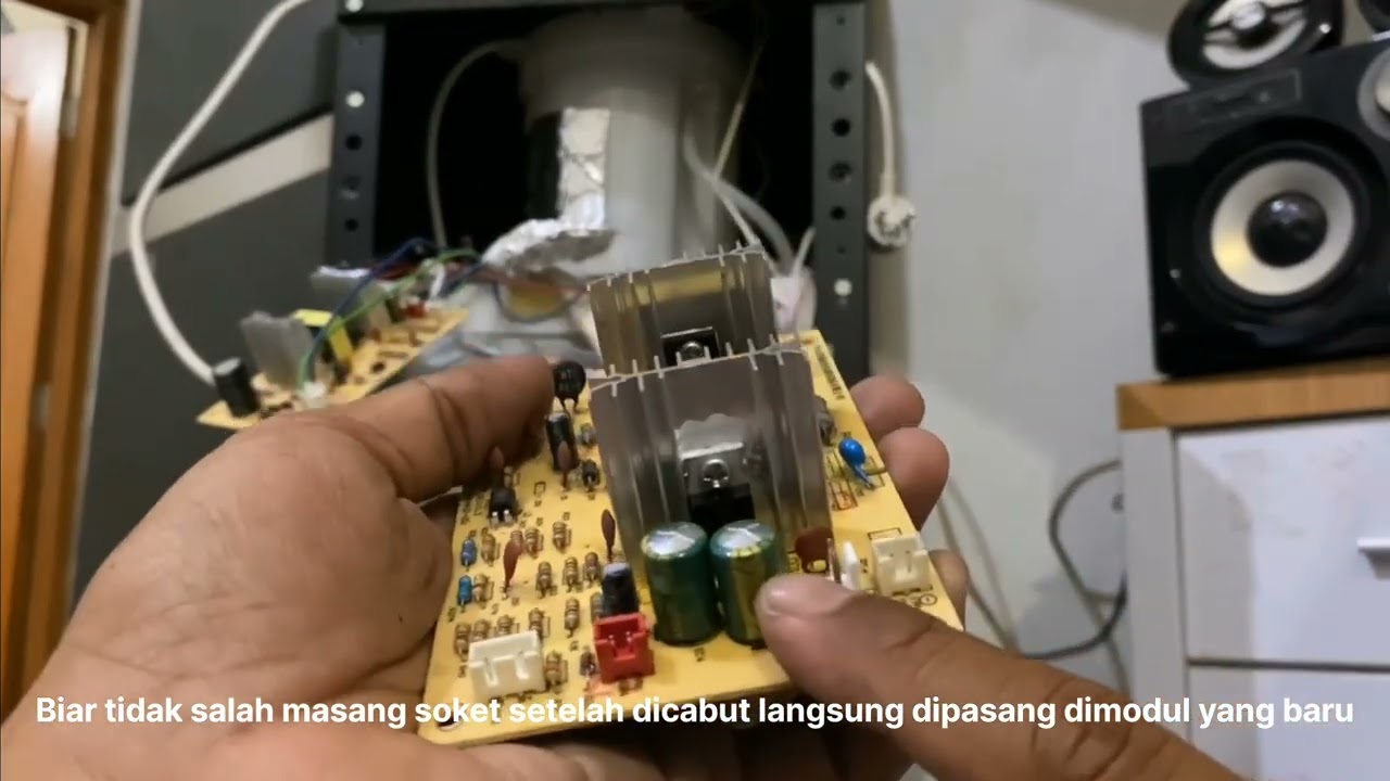 Memperbaiki Dispenser sanken tidak dingin lampu indikator & kipas mati #sanken #teknisipemula
