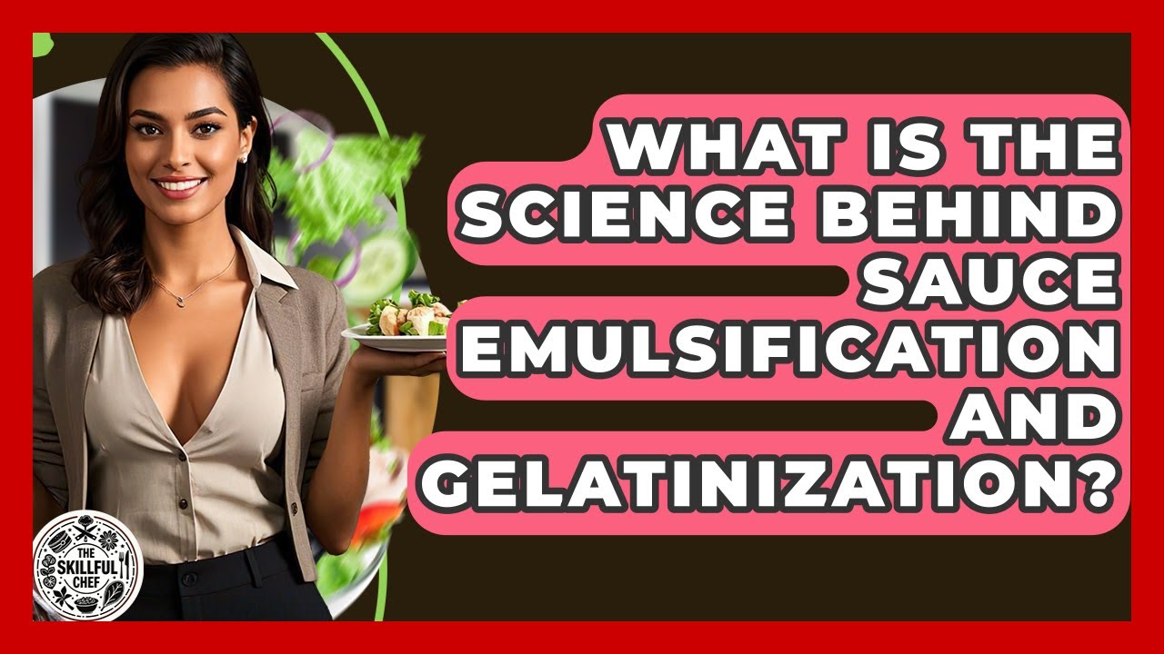 What Is The Science Behind Sauce Emulsification And Gelatinization? - The Skillful Chef