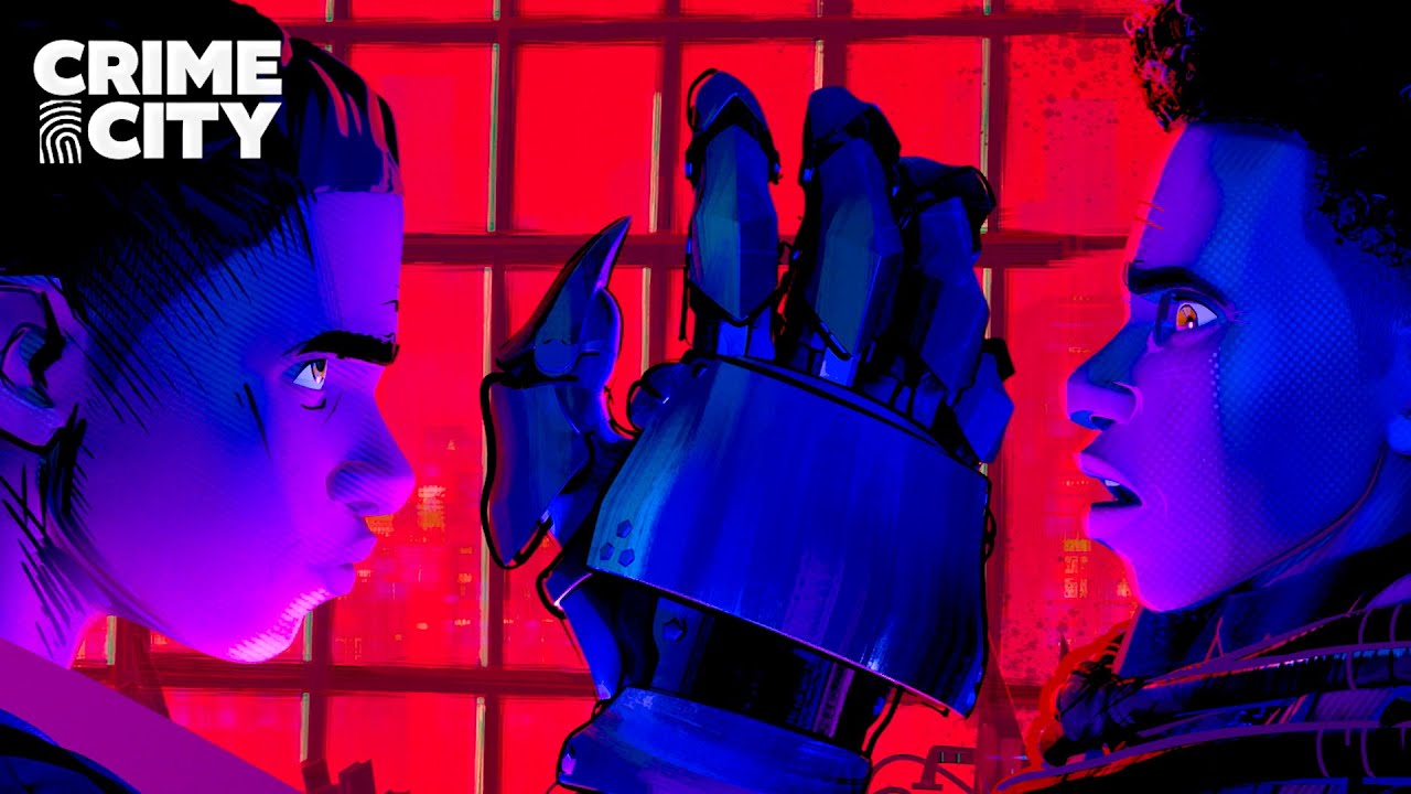 Miles Meets Prowler Miles from Earth 42 | Spider-Man: Across the Spider-Verse 2023