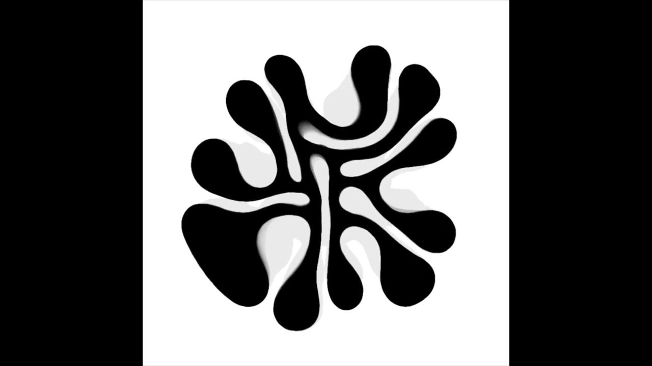 The Digital Fingerprint - Creative Coding with Processing - Curve Folding Simulation | ASMR Art