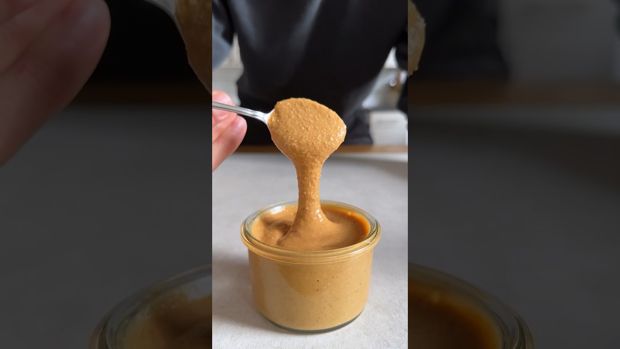 How to Turn Any Nut Into Nut Butter (No Oil Needed!) #shorts