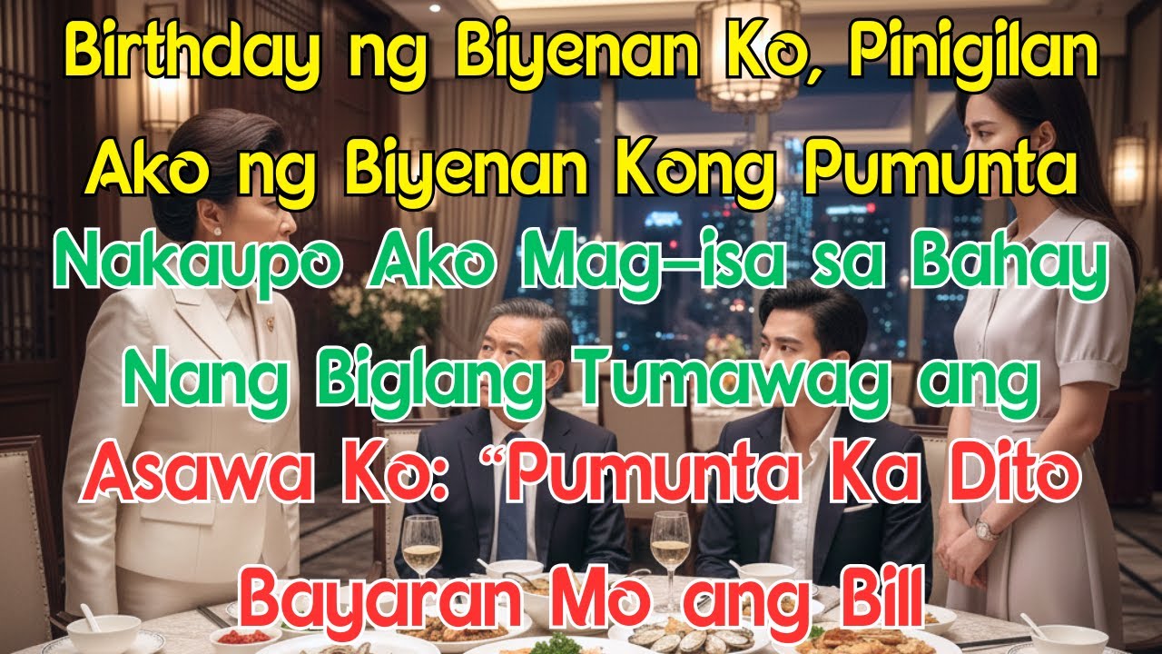Birthday ng Biyenan Ko, Pinigilan Ako ng Biyenan Kong Pumunta Nakaupo Ako Mag-isa sa Bahay Nang