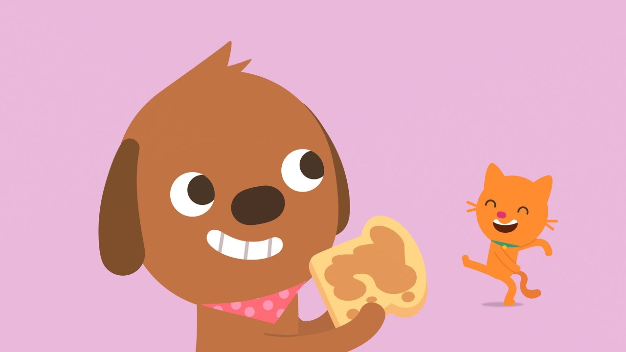 Train Your Tail - Harvey the Dog & Jinja the Cat Song | Sago Mini Friends