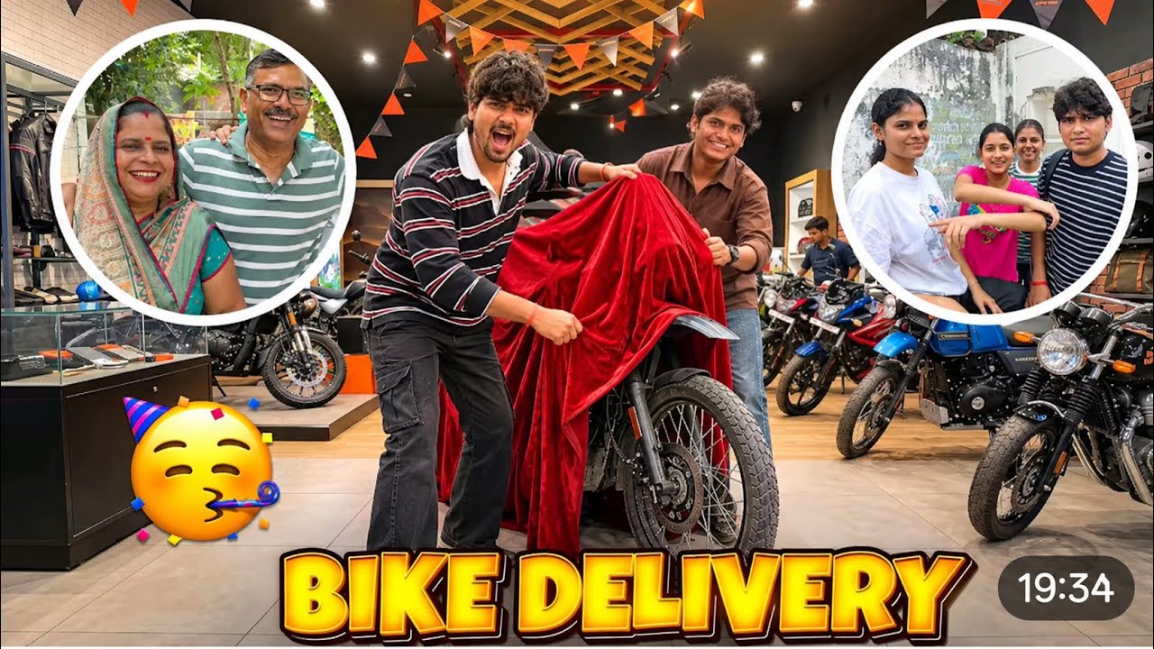 DREAM BIKE DELIVERY ❣️|| The Roamer Amit || #vlog 
