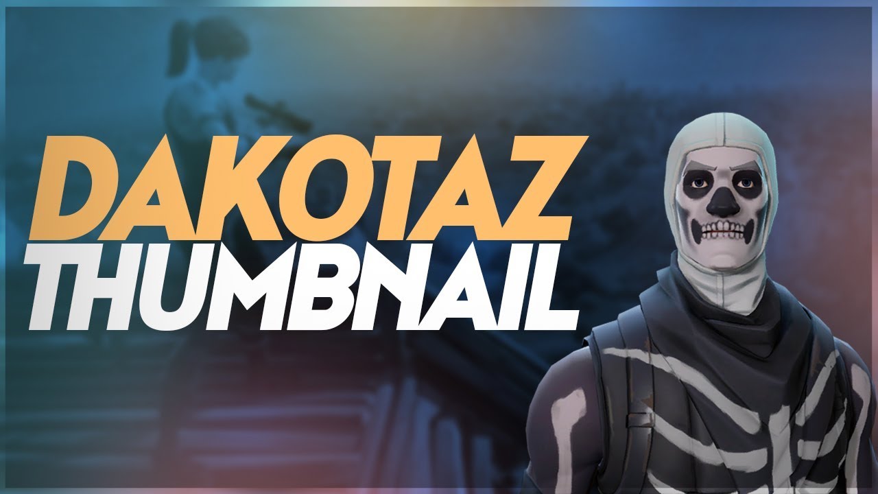 How to make a thumbnail like DAKOTAZ !!!
