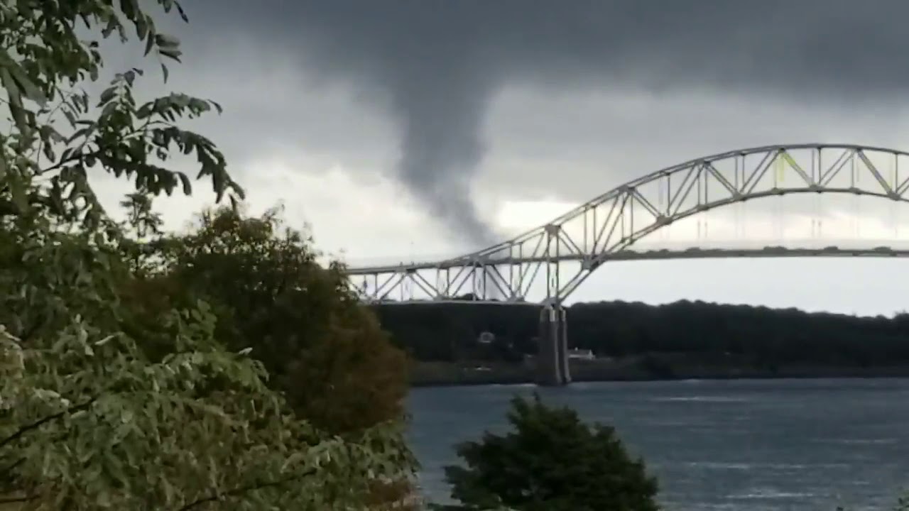 Possible tornado forms at Cape Cod Canal