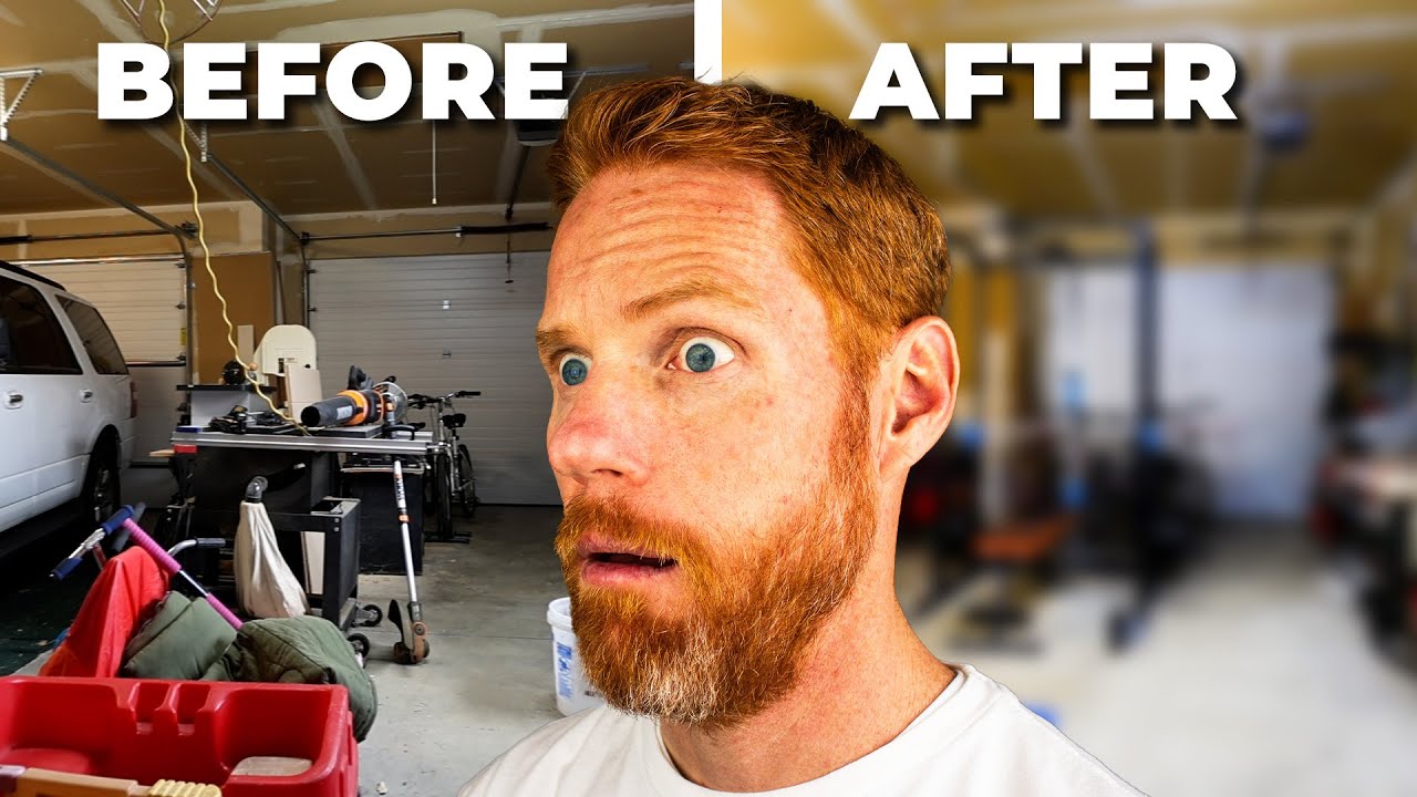 Transforming Our Garage Into Our Home Gym!!