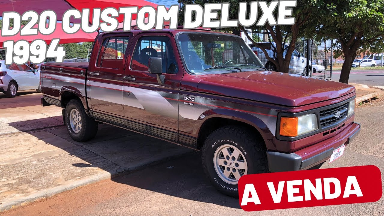 D20 Custom Deluxe 4.0 Turbo Diesel 1994 A venda! #chevrolet