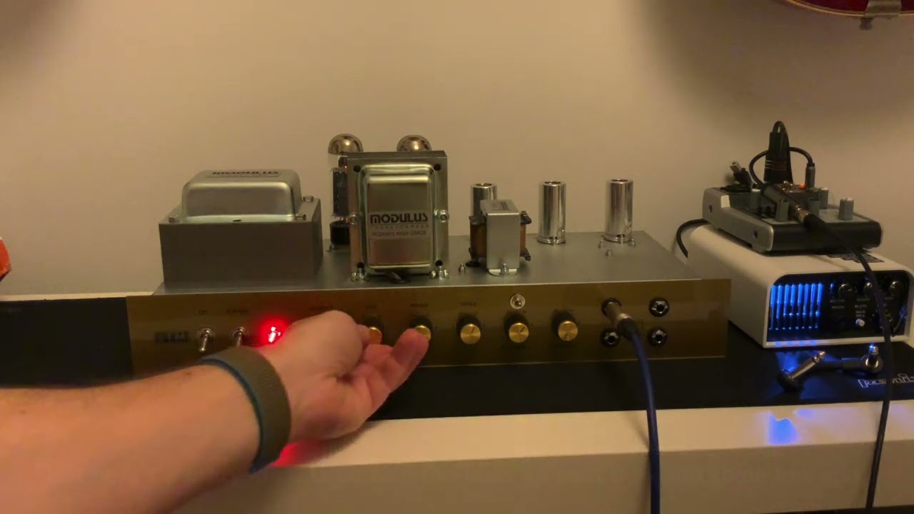 Modulus Amplification JTM50 ‘Black Flag’ DIY Kit Demo