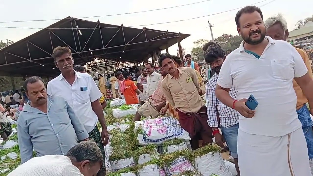 పత్తికొండ మార్కెట్ లో కురగాయల రెట్లు #market #vegitablemarket #villagemarket #viralvideo #hamali 
