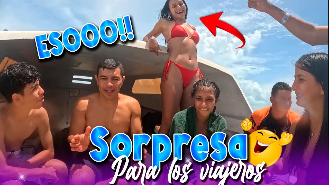 Heydi nos dio una noticia que puso alegres  todos los viajeros 🥳🥳