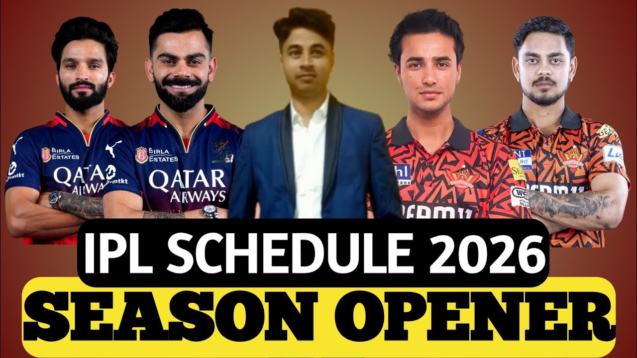 Schedule Analysis | RCB vs SRH | IPL 2026! | Season Opener |