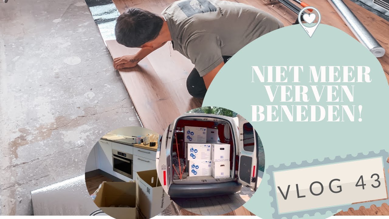 SLAAPKAMER EN WOONKAMER ZO GOED ALS AF & HET OUDE HUIS LEEG HALEN! KLUSVLOG4 #VLOG43