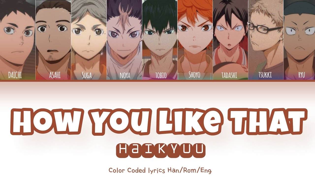 「HOW WOULD」Haikyuu Sing  