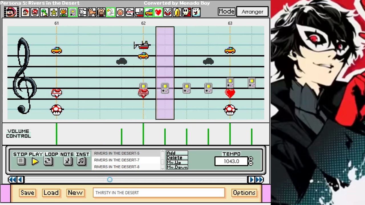 Persona 5: Rivers in the Desert (Super Mario Paint)