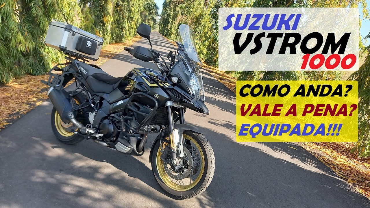 SUZUKI V-STROM 1000 OPINIÃO SINCERA EQUIPADA