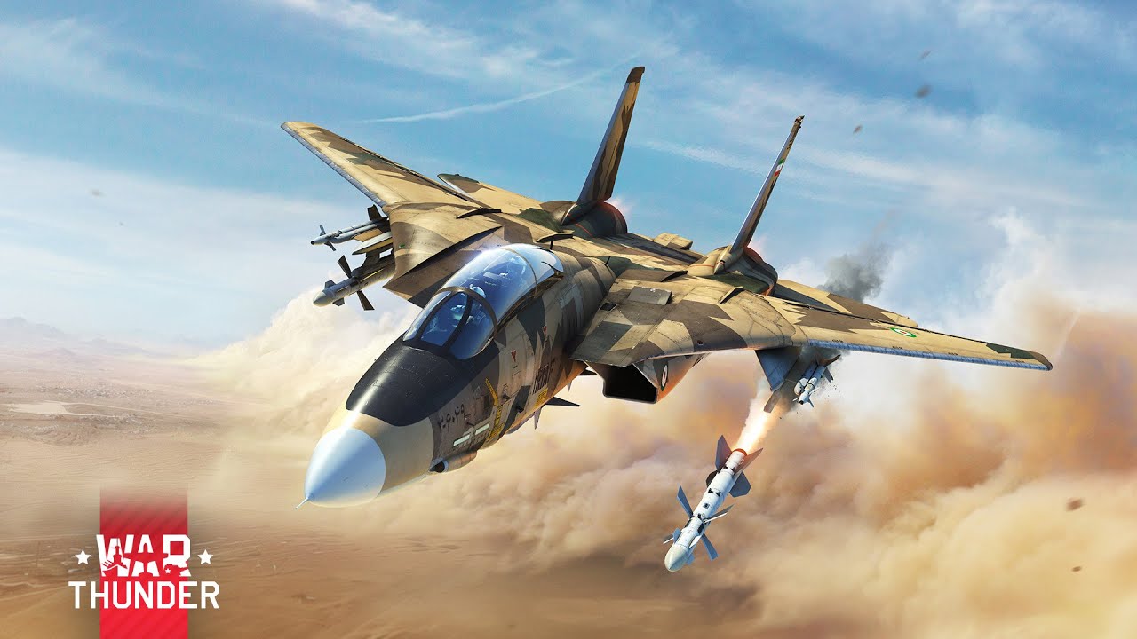 گیم war thunder گیم پلی وارتاندر با اف 14 تامکت ایران