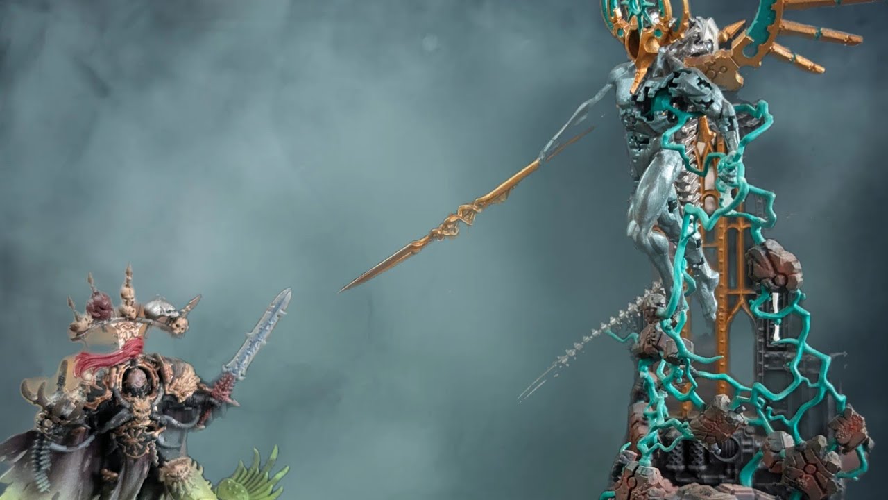 Chaos Vs Necrons Warhammer 40k Battle Report 