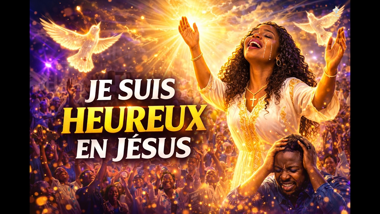 JE SUIS HEUREUX EN JÉSUS  Louange Gospel Puissante