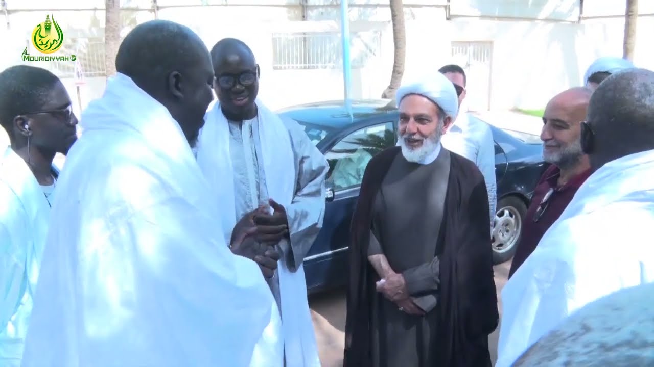 Cheikh Abdul Monem El Zein et une forte délégation Libanaise hôte du Khalif Général des Mourides